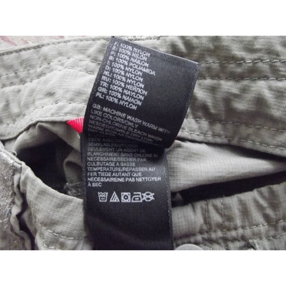 The North Face Shorts Womens 12 x 10" Green Paramount Ripstop Nylon khaki - Picture 10 of 11